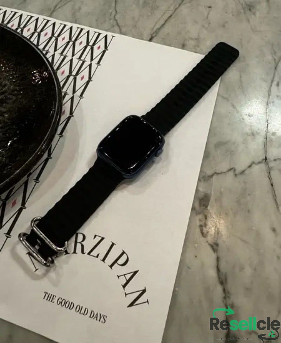 apple watch series 7 45mm blue - battery 83%