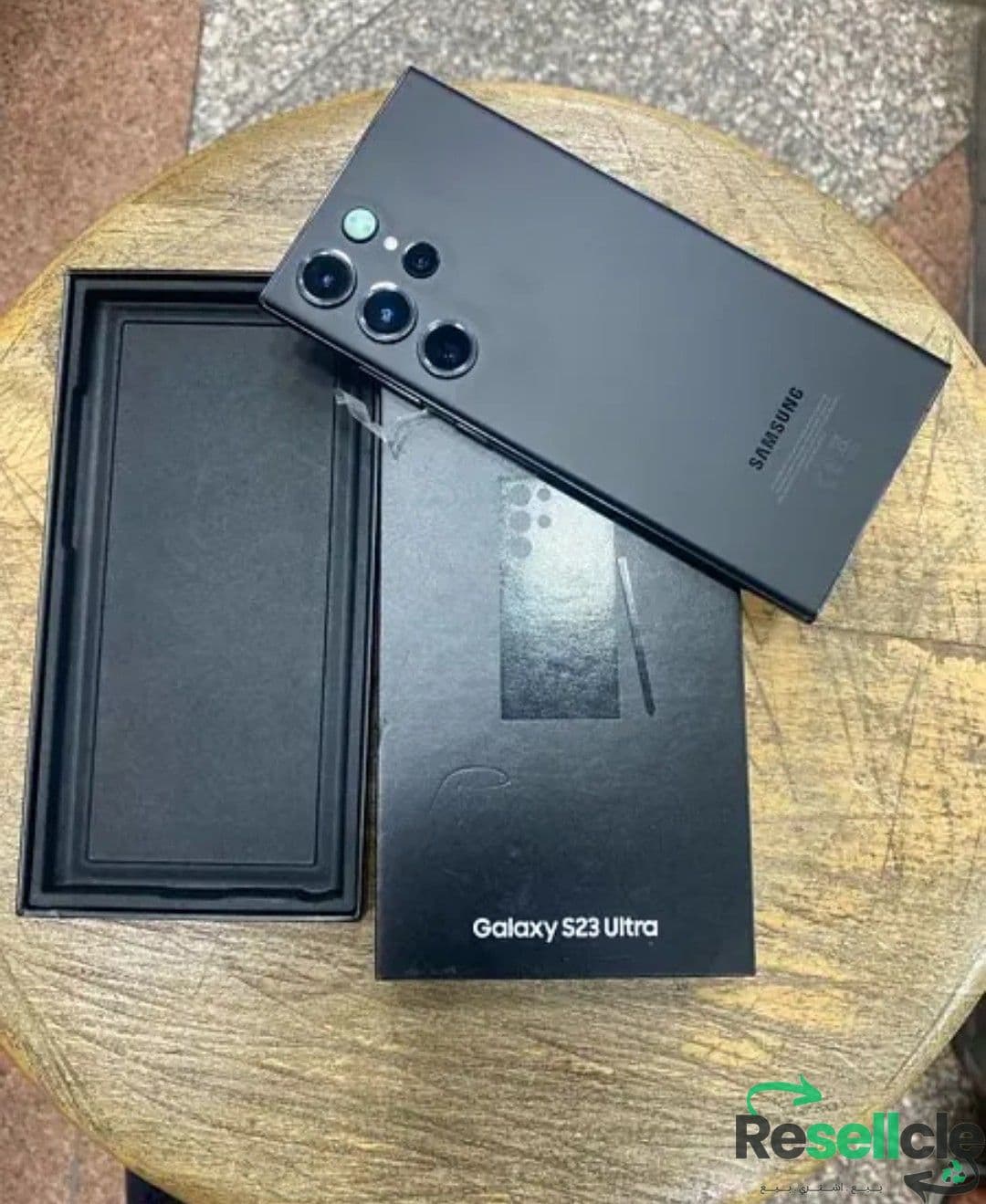 Galaxy S23 Ultra dual sim 256/12G snap dragon Black فتحت علبة
