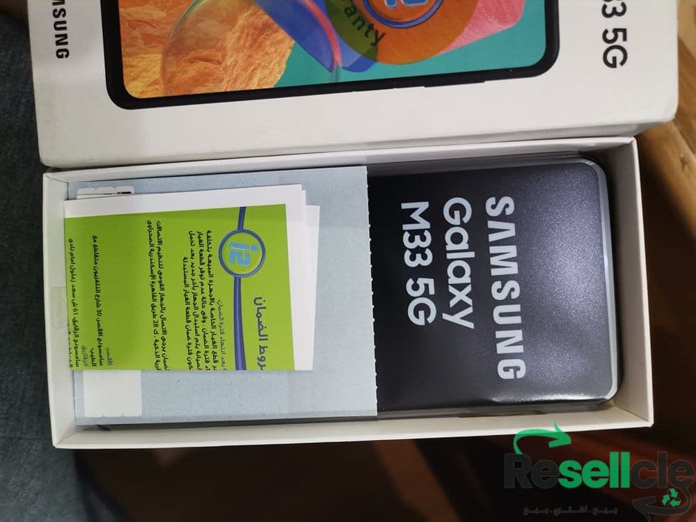 Samsung M33 5g استعمال شهر واحد فقط بالضمان