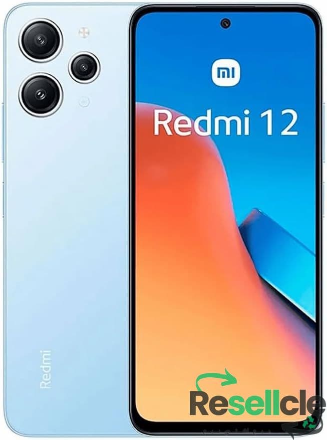 ريدمي 12 ذاكرة رام 8 جيجابايت + ذاكرة روم 128 جيجابايت (6.79 بوصة) (4G) - (ازرق سماوي)، شريحتين