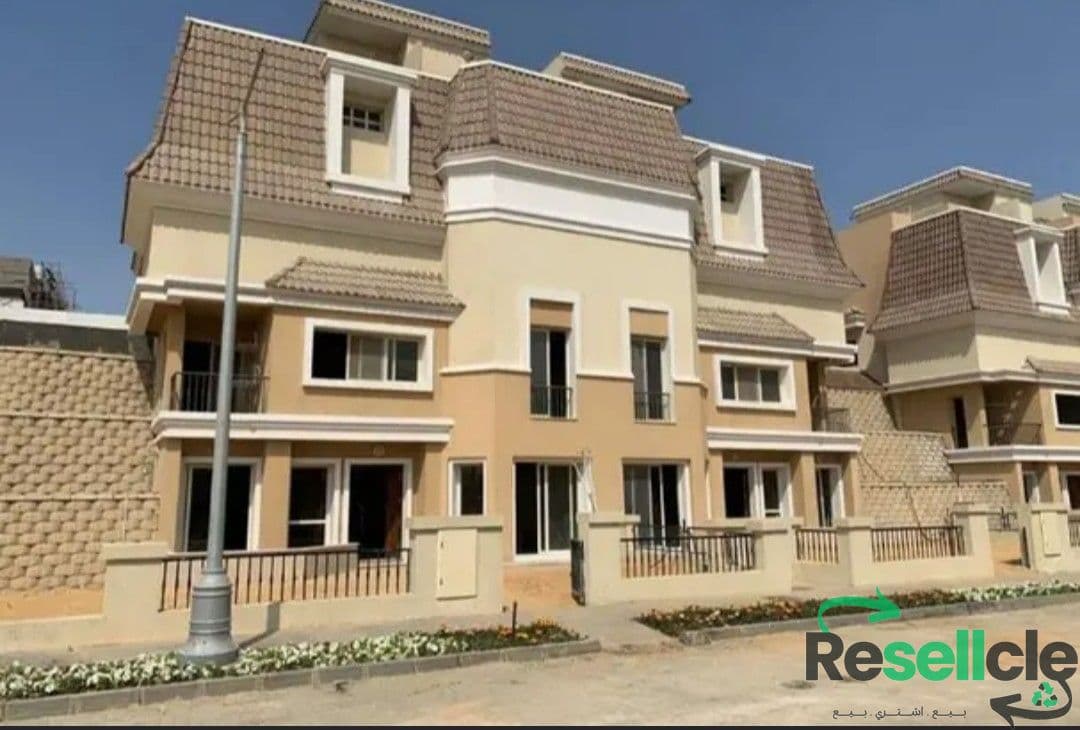 فيلا 337م بجاردن خاصة 224م فى كمبوند sarai